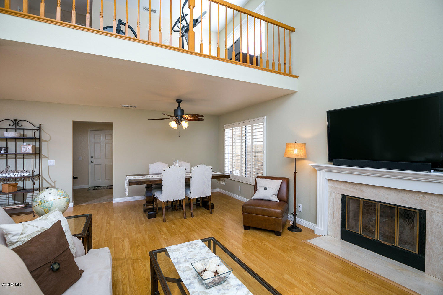 539 Galloping Hill Road Simi Valley, CA 93065 - Photo 7 of 30 a living room with furniture fireplace and flat screen tv
