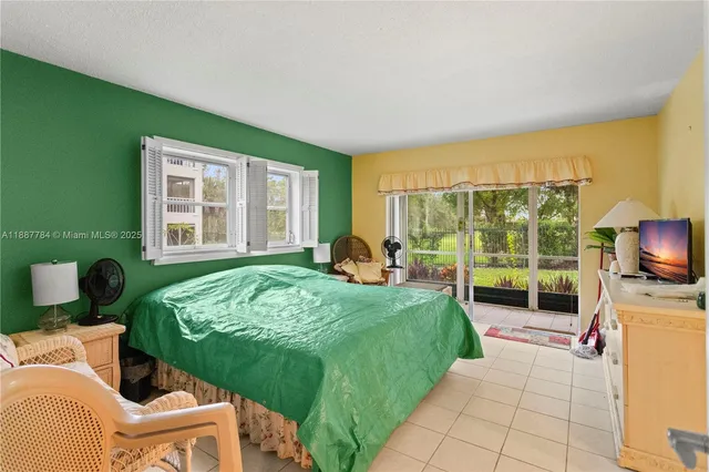 a bed room with a bed and a television