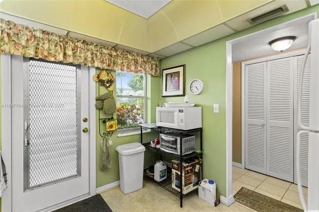 a room with storage and utility