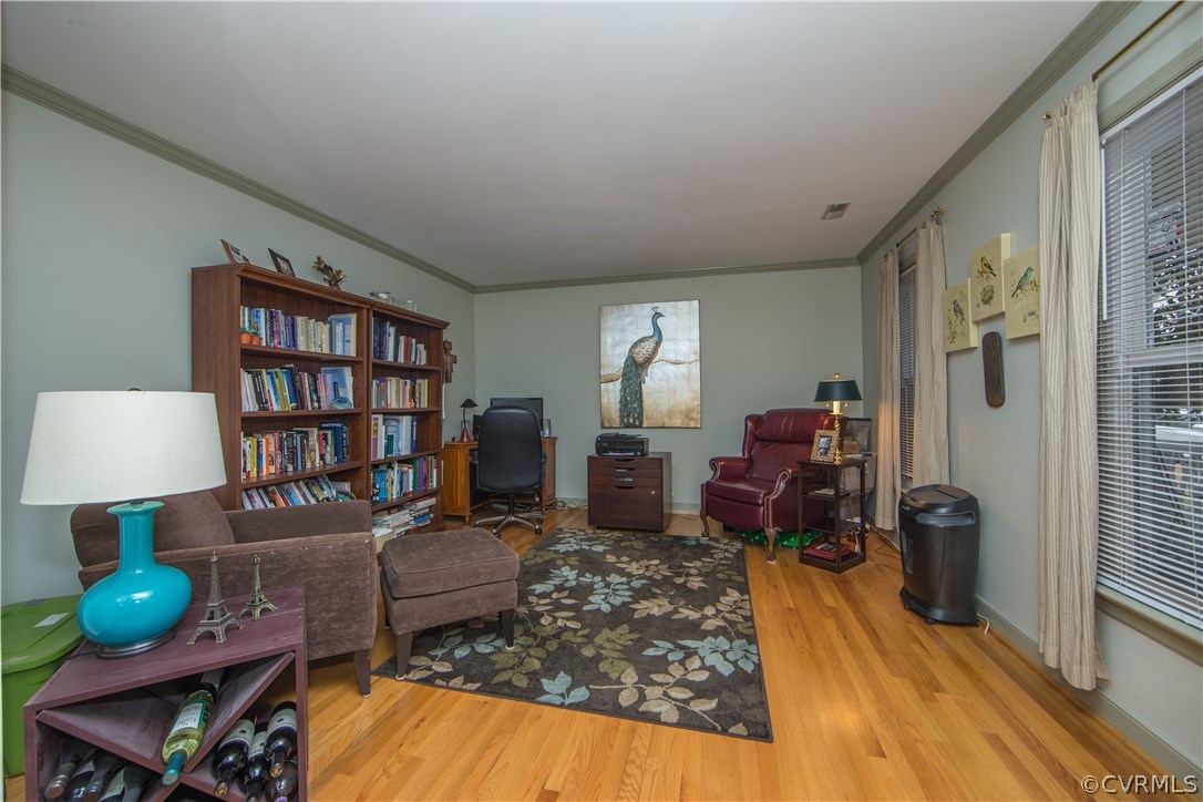 4907 Cedar Cliff Road Chester, VA 23831 - Photo 11 of 36 a living room with furniture and a wooden floor