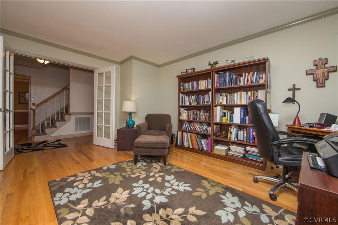 4907 Cedar Cliff Road Chester, VA 23831 - Photo 12 of 36 a view of a livingroom with workspace and a couch