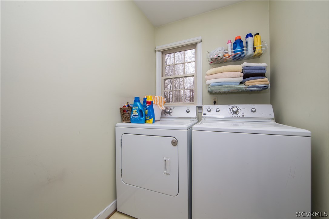 4907 Cedar Cliff Road Chester, VA 23831 - Photo 29 of 36 a utility room with dryer and washer