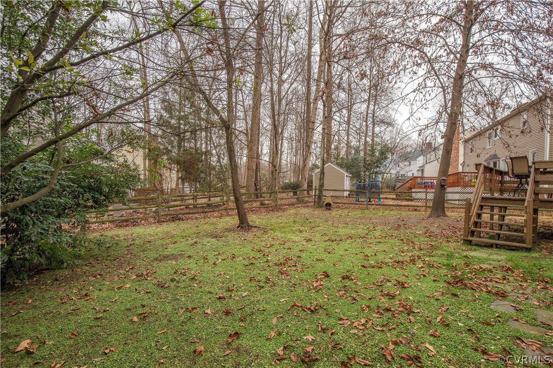 4907 Cedar Cliff Road Chester, VA 23831 - Photo 5 of 36 a view of yard with tree