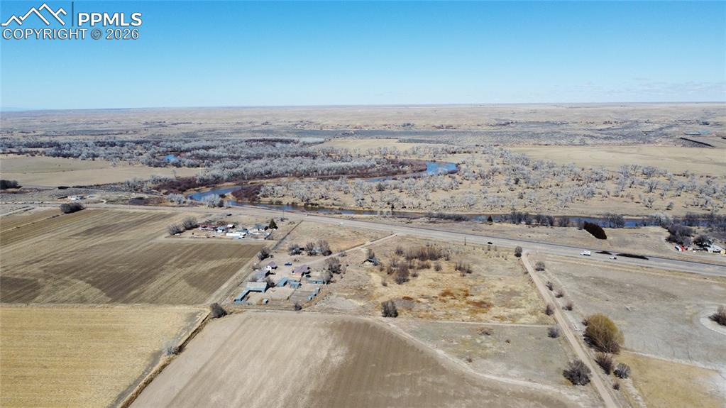 68300 Highway 50 Fowler, CO 81039 - Photo 9 of 49 Aerial view of sparsely populated area