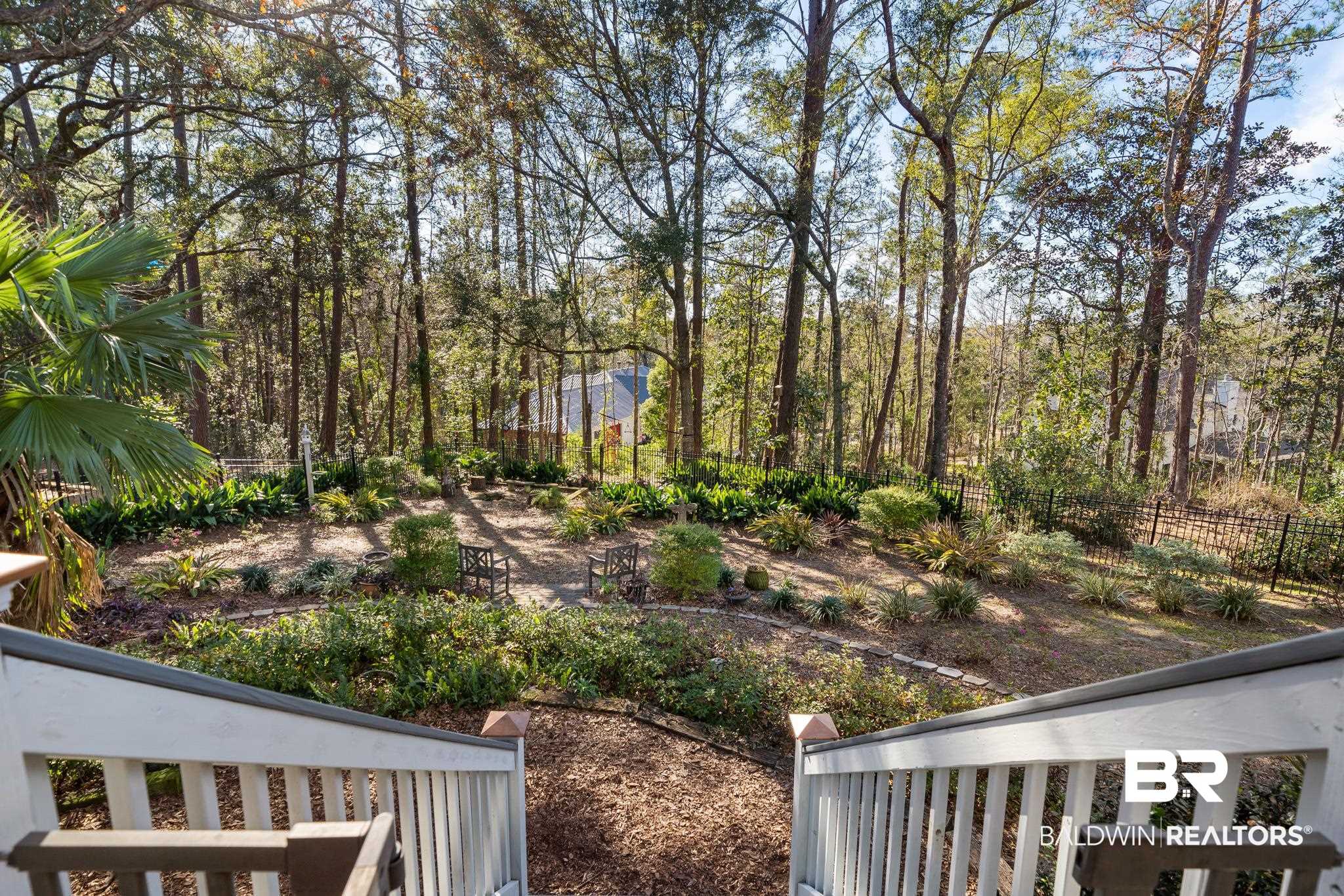 203 Potters Mills Road Daphne, AL 36526 - Photo 38 of 45 Stairs to back yard