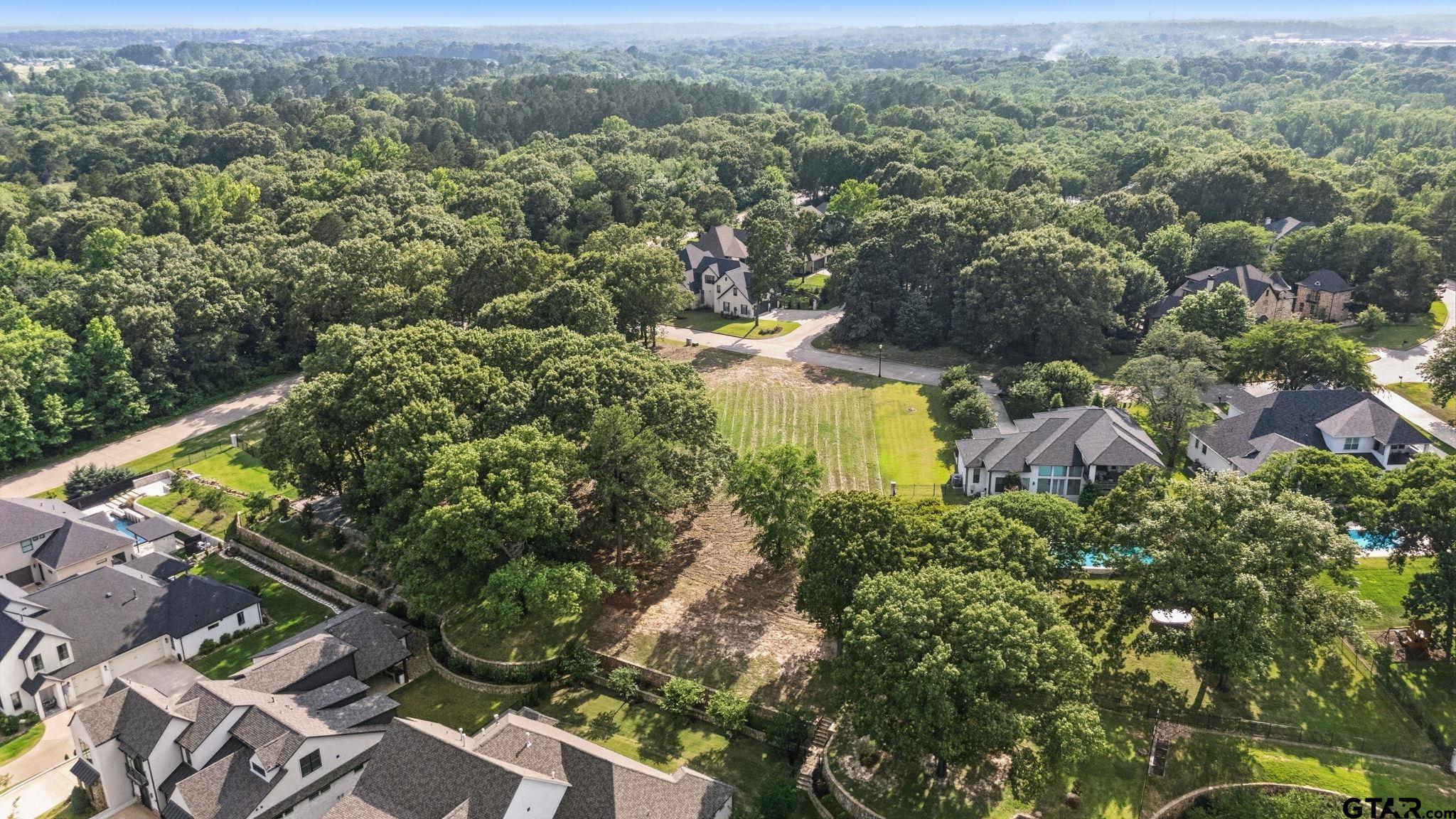 2473 Wellington Trace Tyler, TX 75709 - Photo 15 of 18 an aerial view of residential house with outdoor space and trees all around