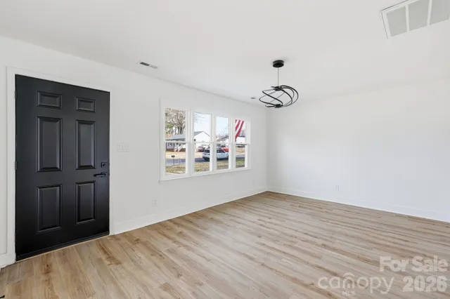 wooden floor in a empty room