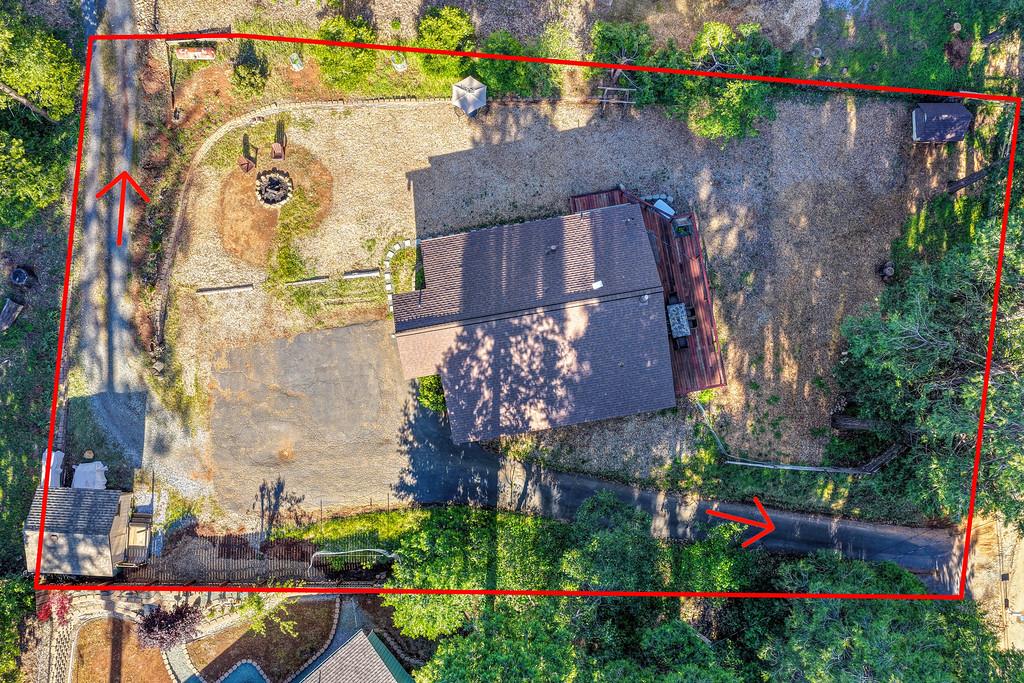 5415 Robert Road Pollock Pines, CA 95726 - Photo 59 of 72 DUAL ACCESS ROADS TO PROPERTY. ONE ENTRANCE FLAT
