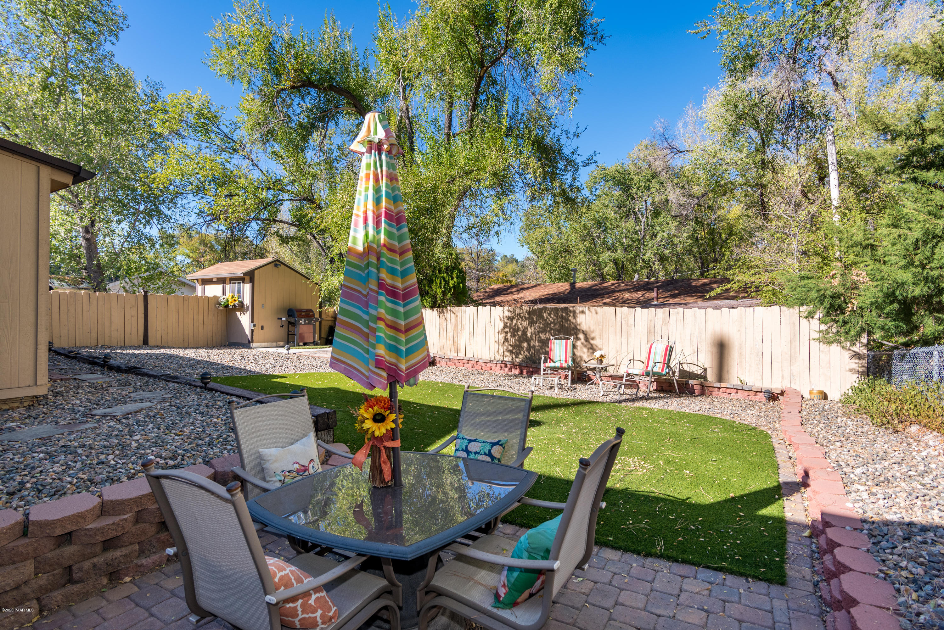 530 Copper Basin Road Prescott, AZ 86303 - Photo 27 of 35 Back Yard Landscape
