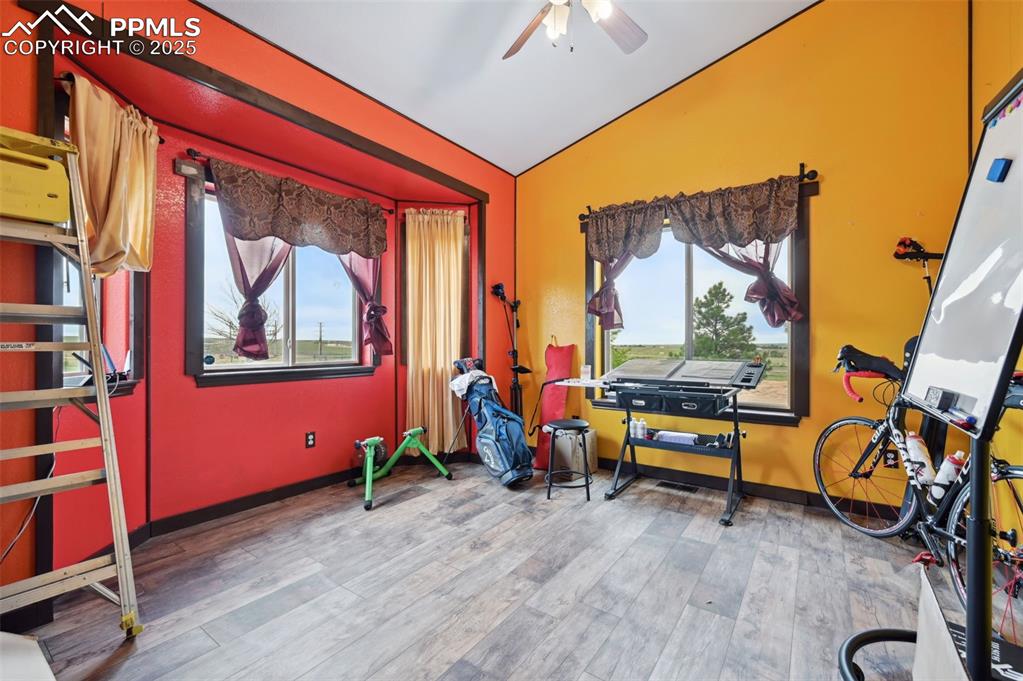 1625 North Yoder Road Yoder, CO 80864 - Photo 23 of 50 a view of a room with gym equipment