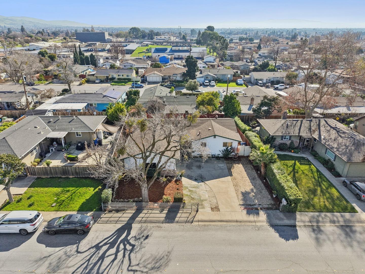 320 Coelho Street Milpitas, CA 95035 - Photo 25 of 34 an aerial view of a residential houses with outdoor space and street view
