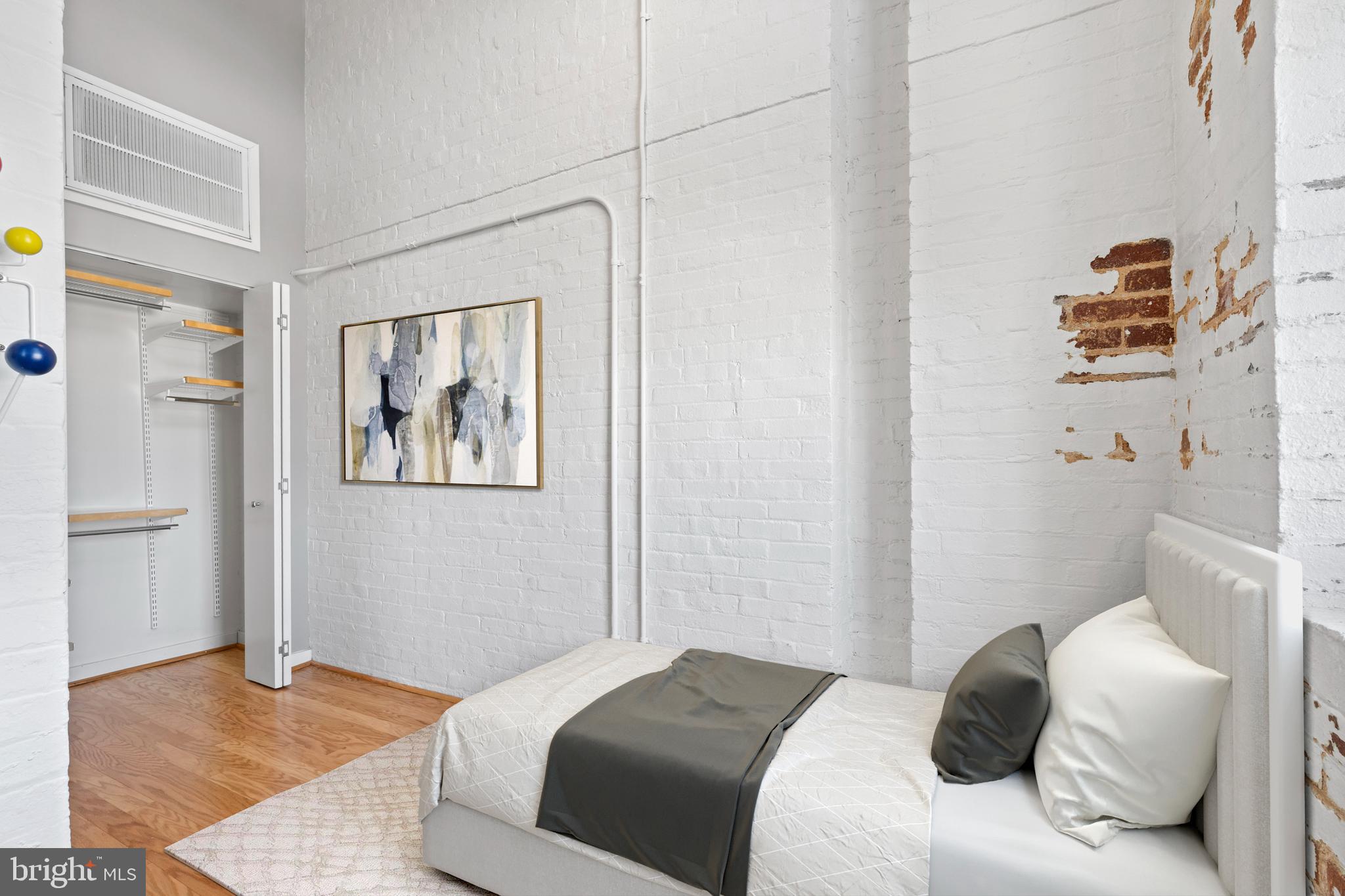 440 12th Street Northeast, Unit 210 Washington, DC 20002 - Photo 13 of 26 Bedroom 2 Staged Twin Bed