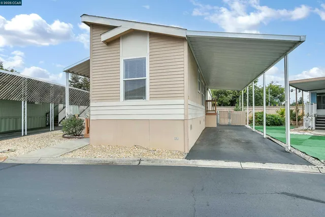 a house view with a outdoor space
