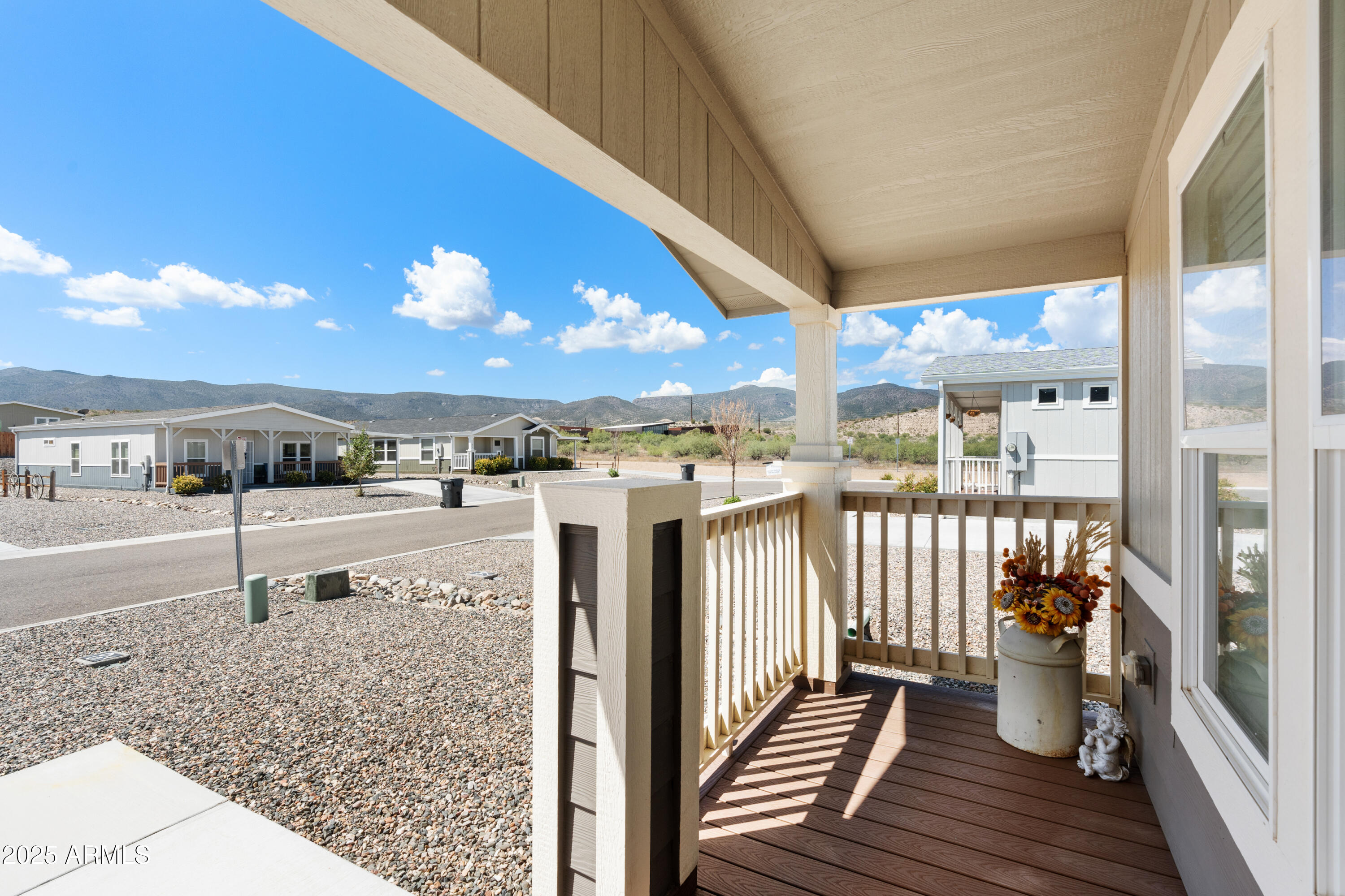 1174 Wheeler Road Camp Verde, AZ 86322 - Photo 12 of 23 a view of a balcony with wooden floor