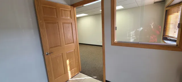 a view of front door