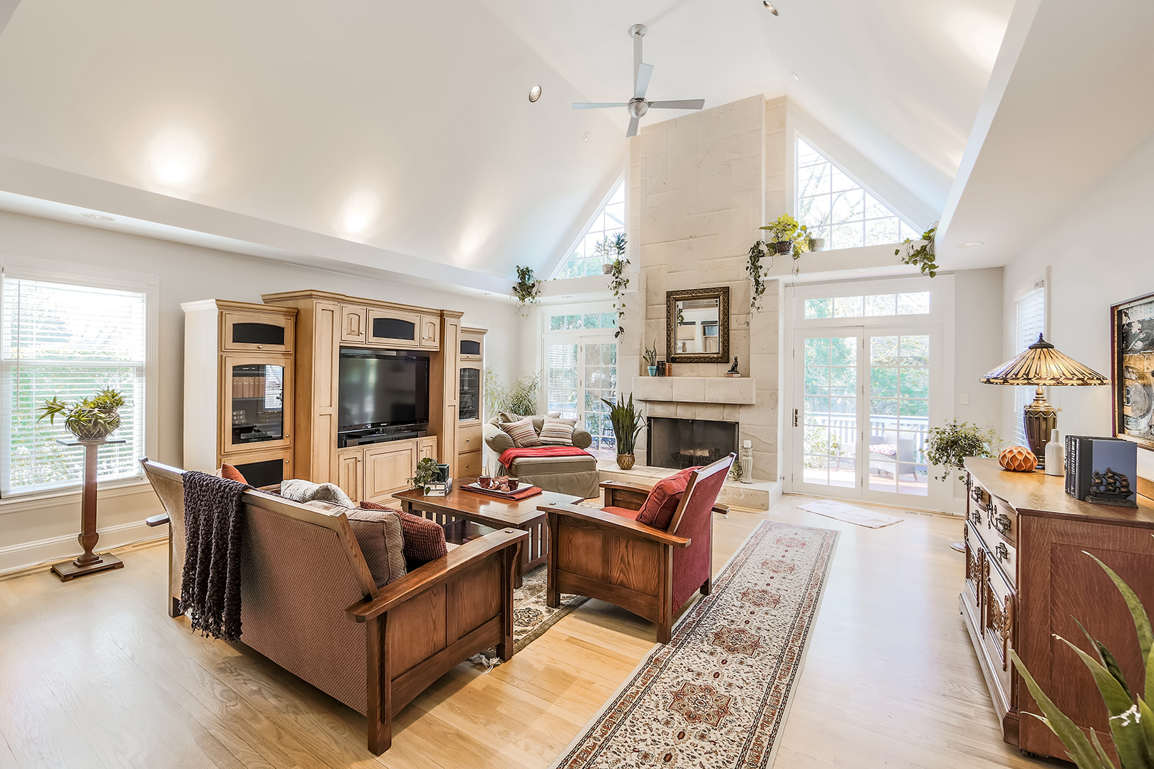212 Stanley Avenue Park Ridge, IL 60068 - Photo 12 of 33 a living room with furniture and a fireplace