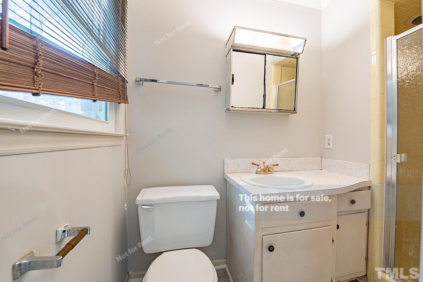 4903 Fayetteville Road Durham, NC 27713 - Photo 16 of 19 a bathroom with a toilet sink and mirror