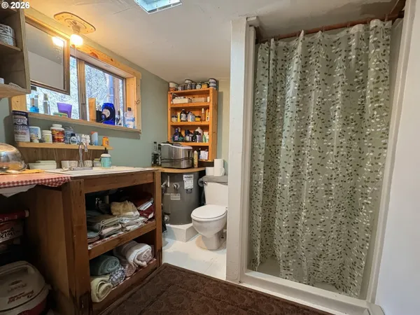 a room with storage and utility