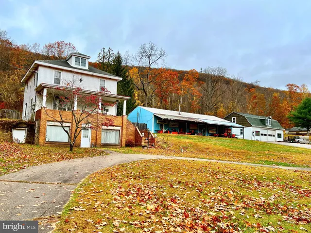 front view of a house with a balcony