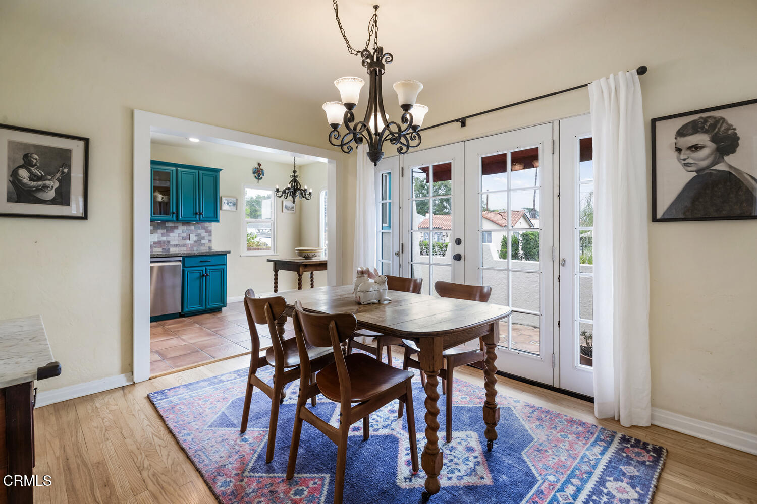 1419 Alpha Avenue Pasadena, CA 91104 - Photo 10 of 40 a view of a dining room with furniture and wooden floor