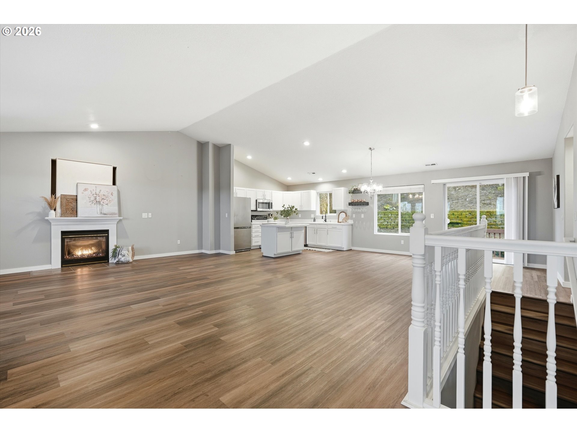 3130 Northwest Pacific Rim Drive Camas, WA 98607 - Photo 3 of 33 a view of livingroom with furniture and wooden floor