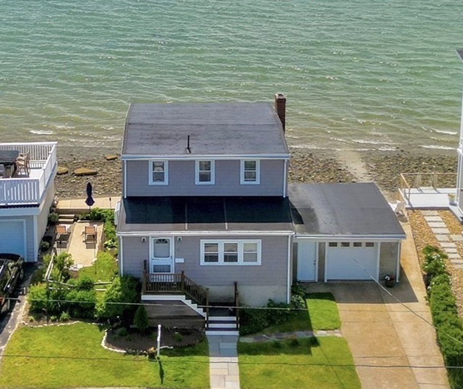 55 Castle Road Nahant, MA 01908 - Photo 3 of 32 a aerial view of a house with swimming pool