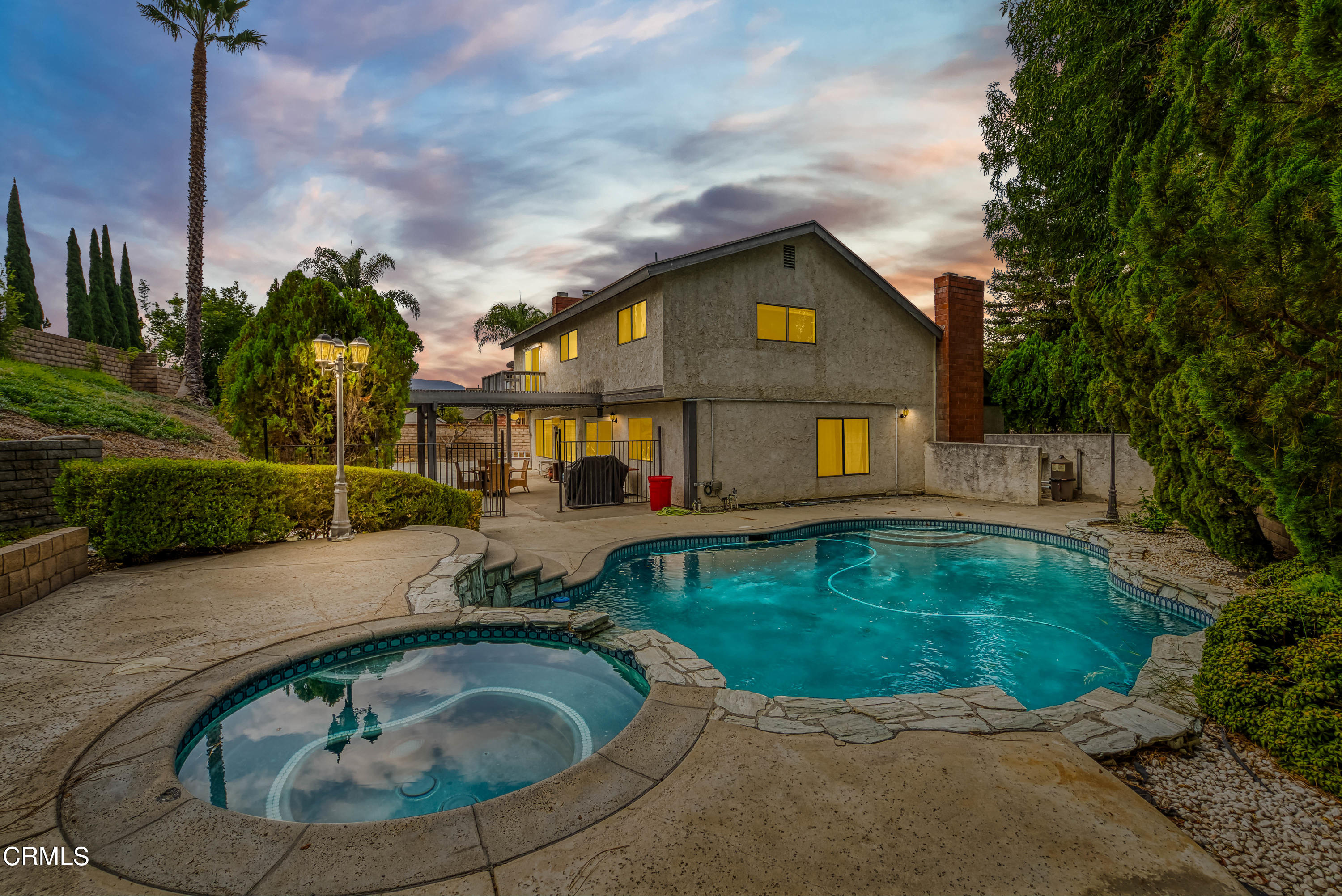 839 Woodgrove Road Fillmore, CA 93015 - Photo 36 of 45 Twilight pool