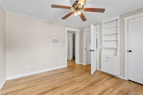 wooden floor in an empty room