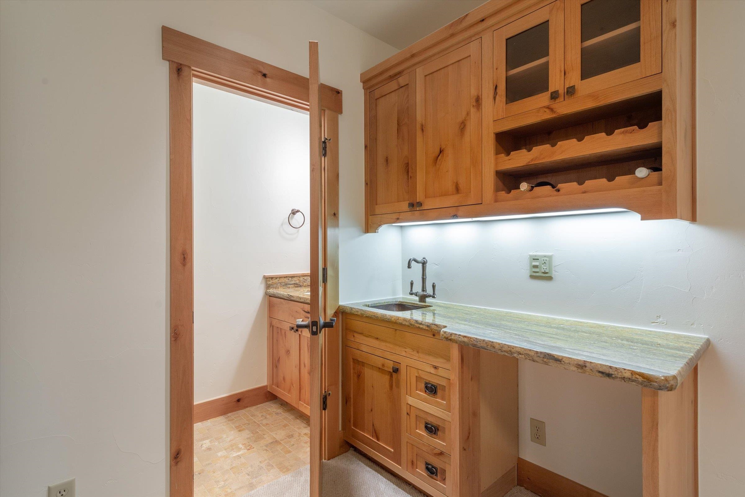 350 Skidder Trail Truckee, CA 96161 - Photo 19 of 20 a bathroom with a sink and a mirror
