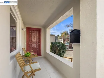 a living room with furniture and garden