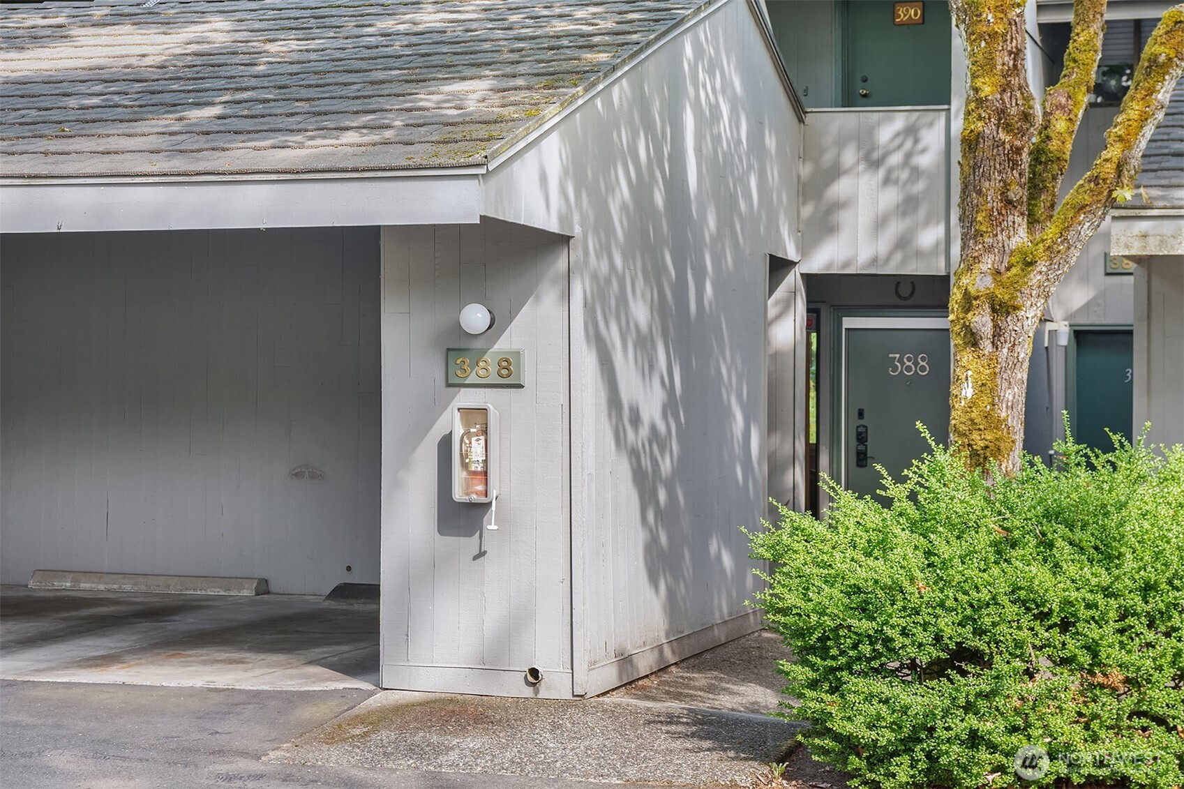 a view of a small house