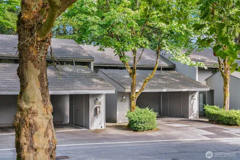 front view of a house with a tree