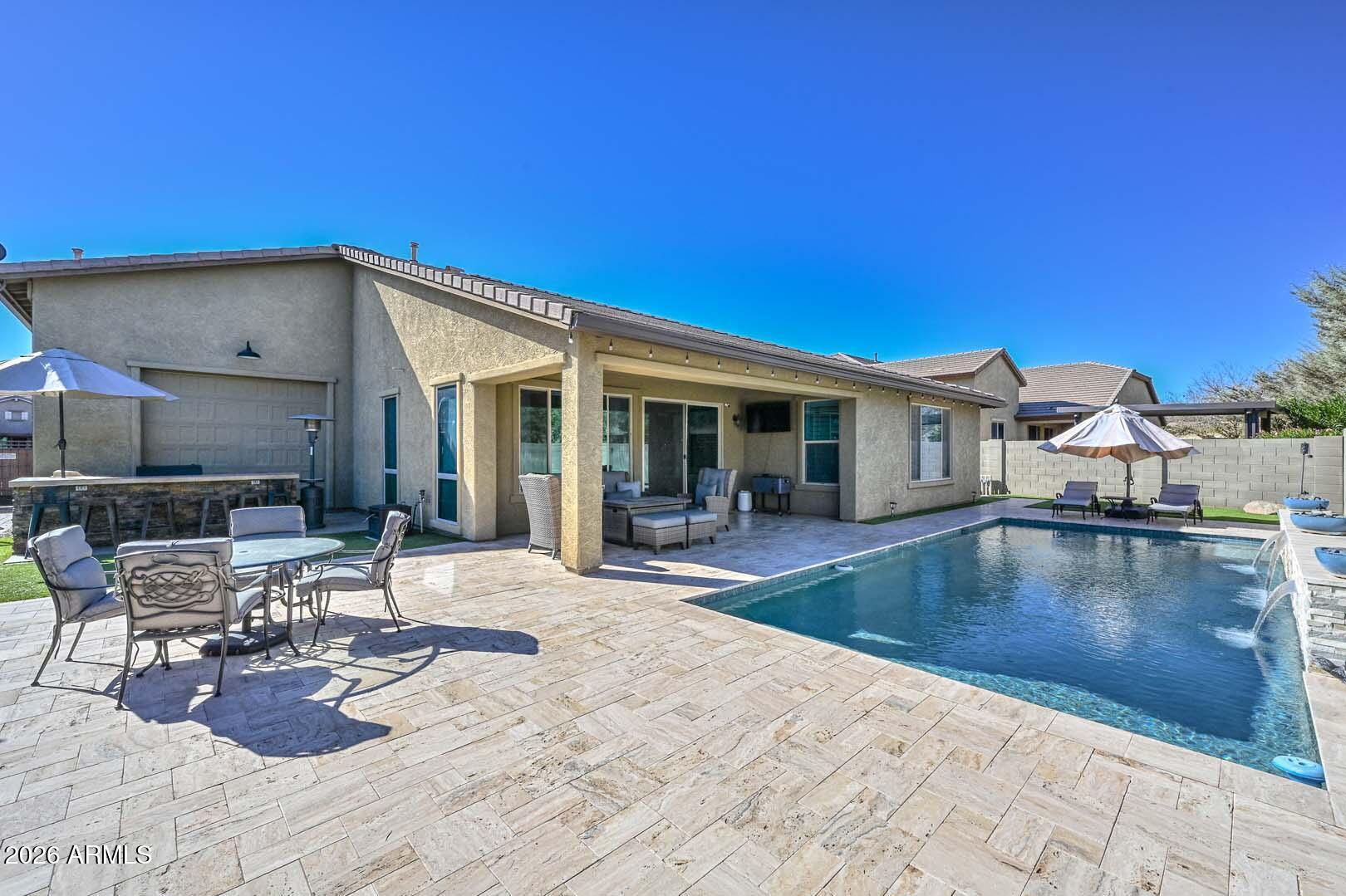 17012 West Sand Hills Road Surprise, AZ 85387 - Photo 35 of 55 Backyard-Pool