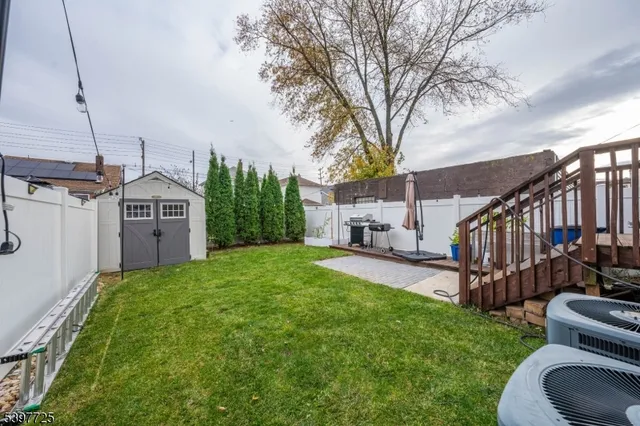 a view of a porch in front of house