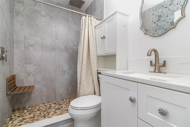 a outdoor living space with furniture and mountain view