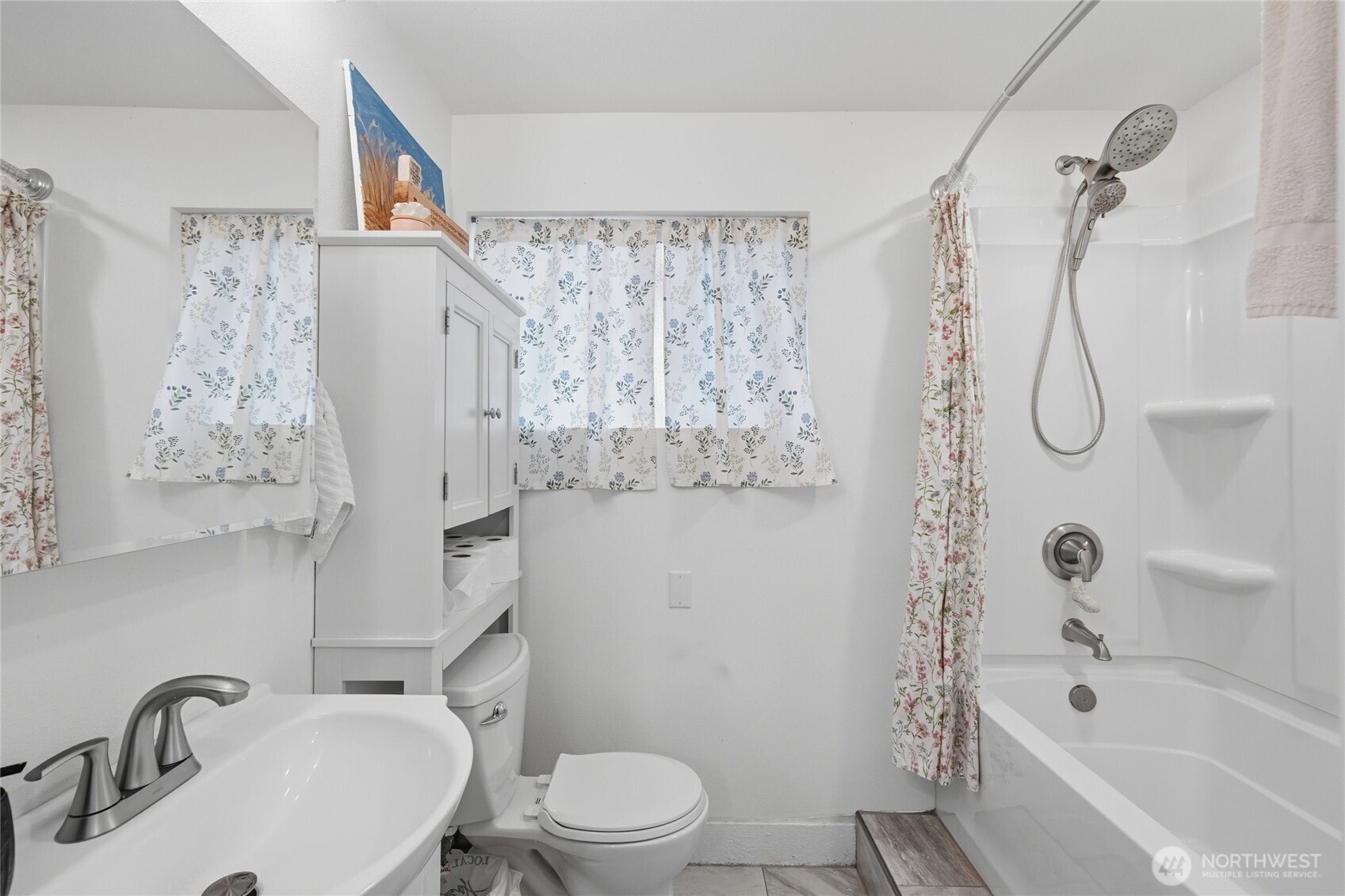2124 Woburn Street Bellingham, WA 98229 - Photo 34 of 40 a bathroom with a sink toilet and shower