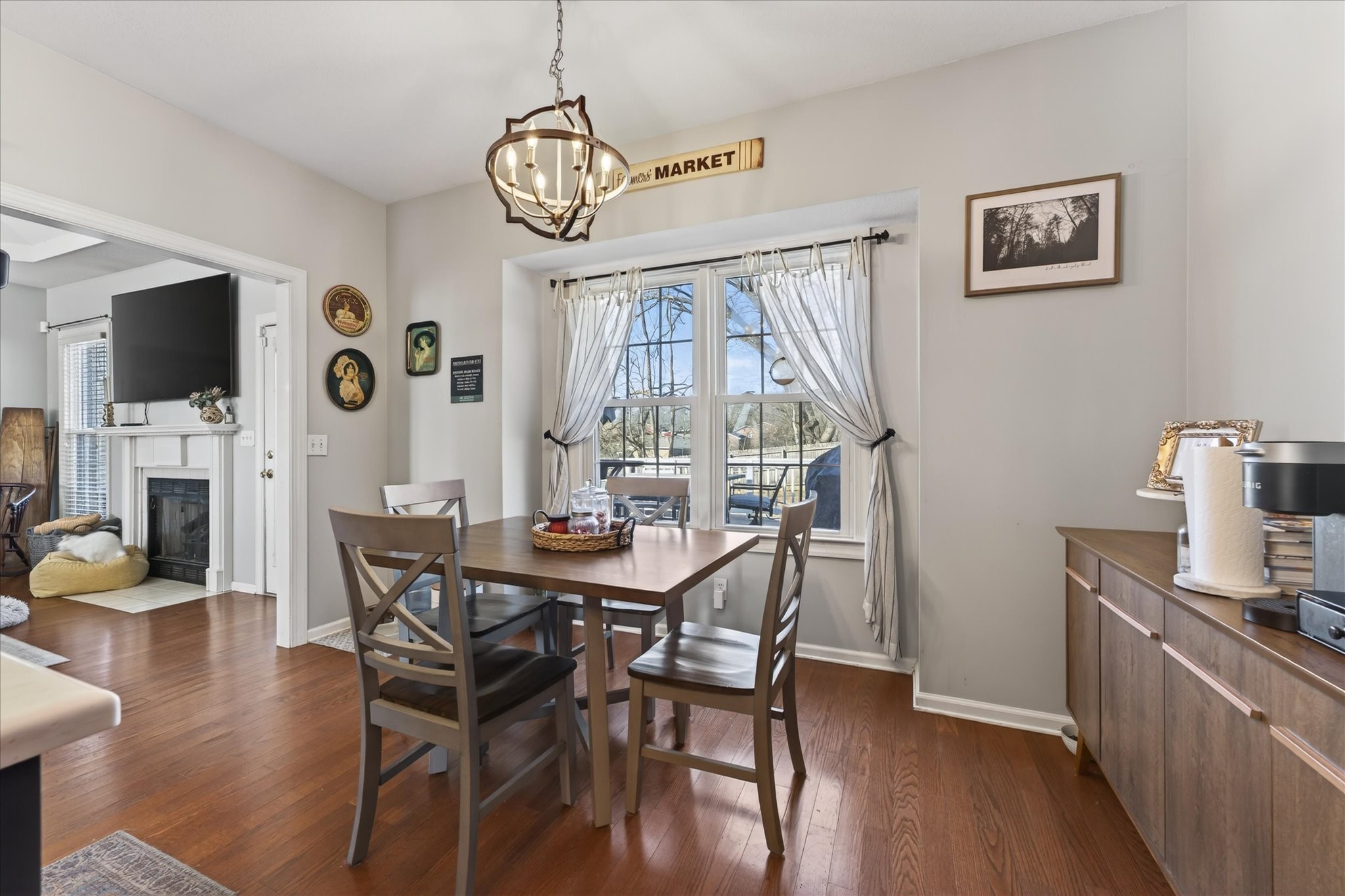 200 Cheshire Road Clarksville, TN 37043 - Photo 17 of 33 a view of a dining room with furniture window and wooden floor