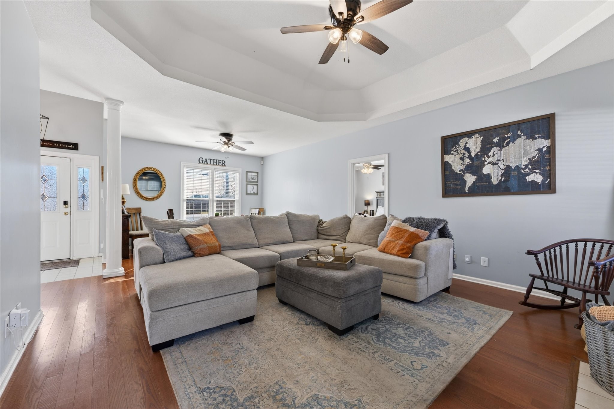 200 Cheshire Road Clarksville, TN 37043 - Photo 9 of 33 a living room with furniture and wooden floor