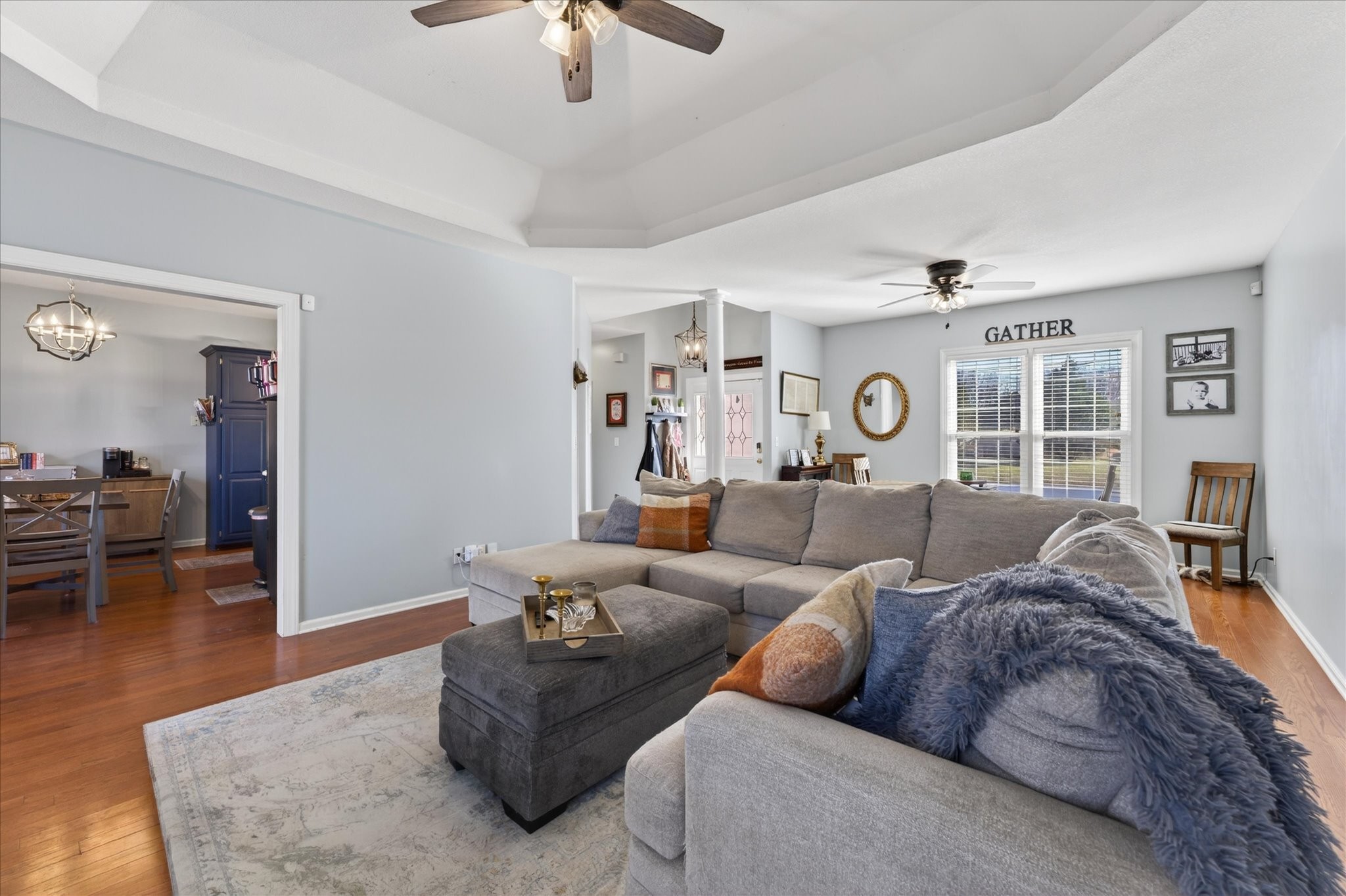 200 Cheshire Road Clarksville, TN 37043 - Photo 10 of 33 a living room with furniture and a wooden floor