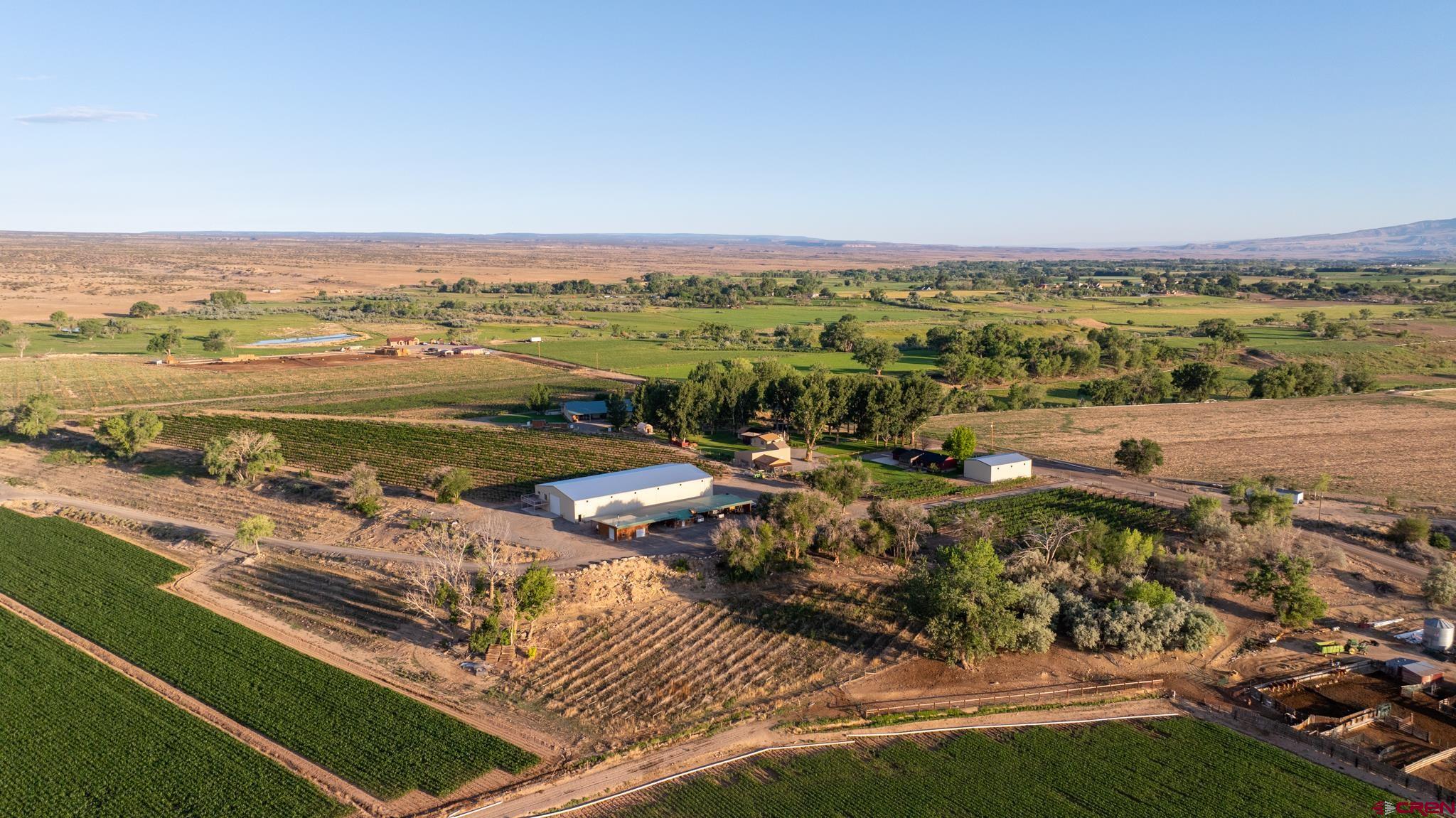 53582 Falcon Road Olathe, CO 81425 - Photo 13 of 42 an aerial view of a city with ocean view