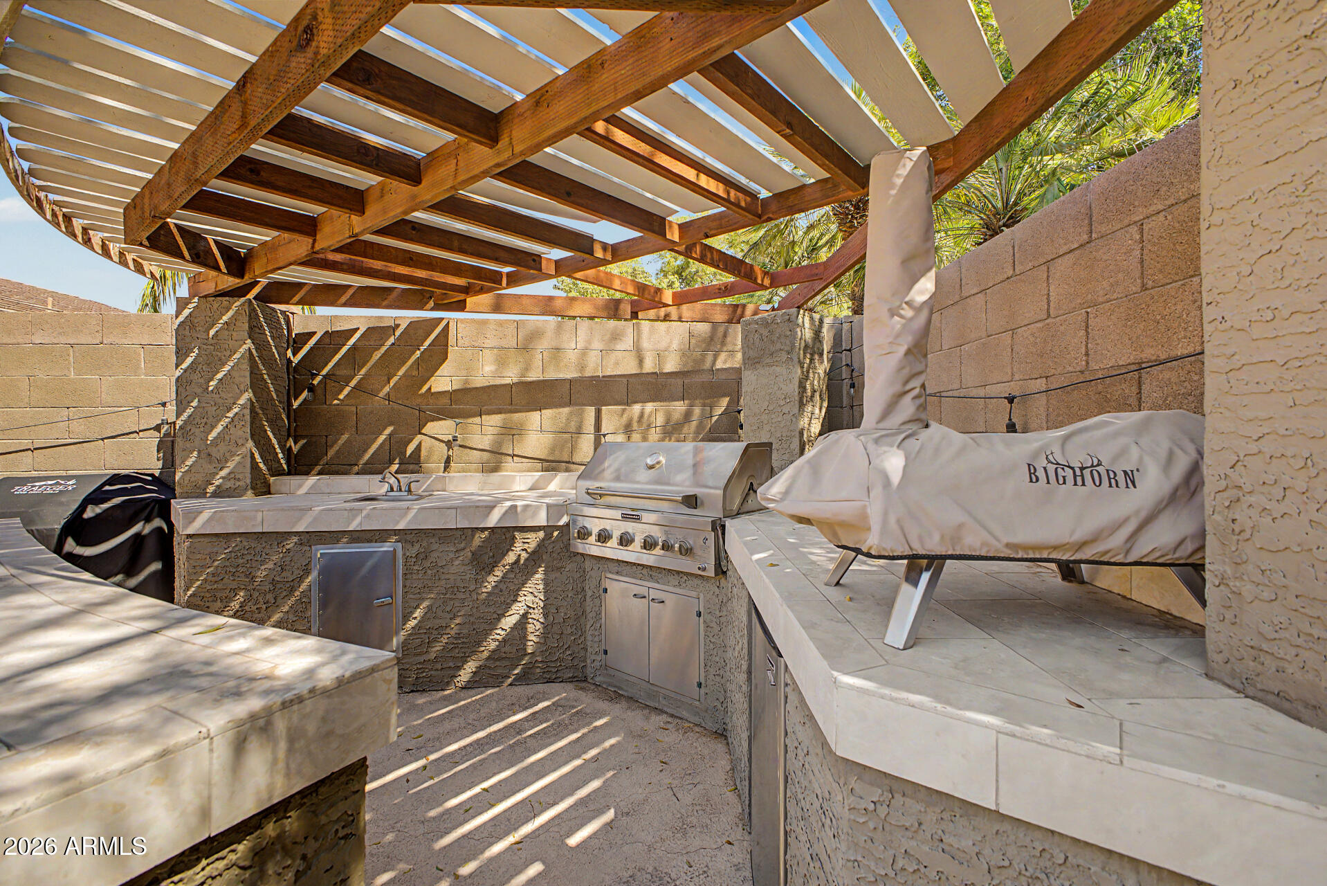 545 South Lemon Court Gilbert, AZ 85296 - Photo 14 of 41 Backyard Kitchen