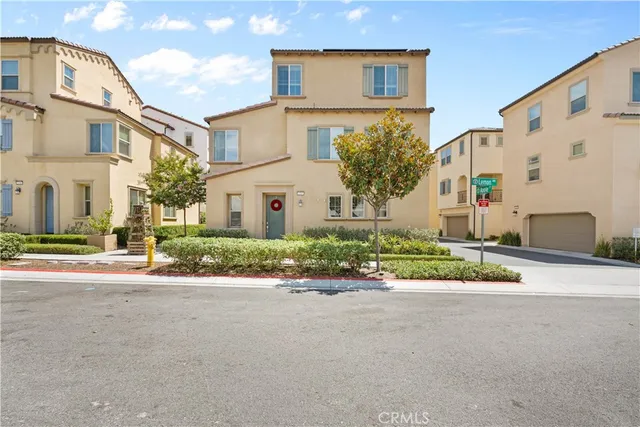 front view of a house with a street