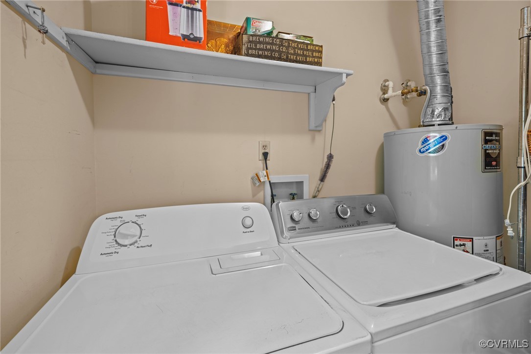 6137 Dijon Drive Mechanicsville, VA 23111 - Photo 32 of 44 a utility room with dryer and washer