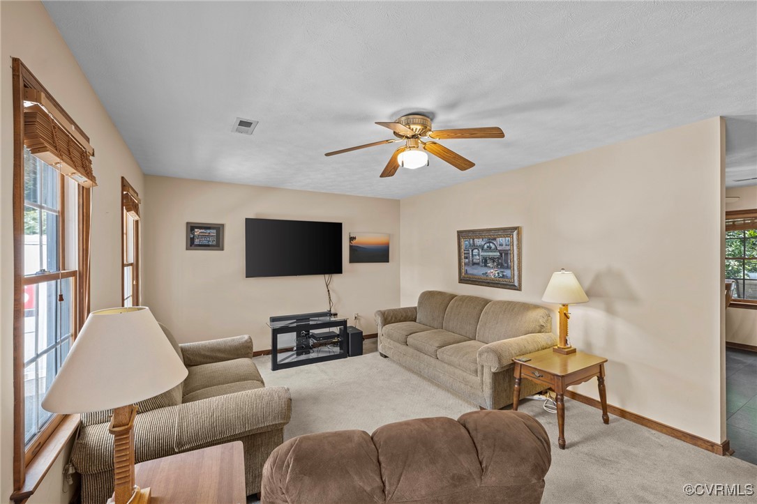 6137 Dijon Drive Mechanicsville, VA 23111 - Photo 7 of 44 a living room with furniture and a flat screen tv