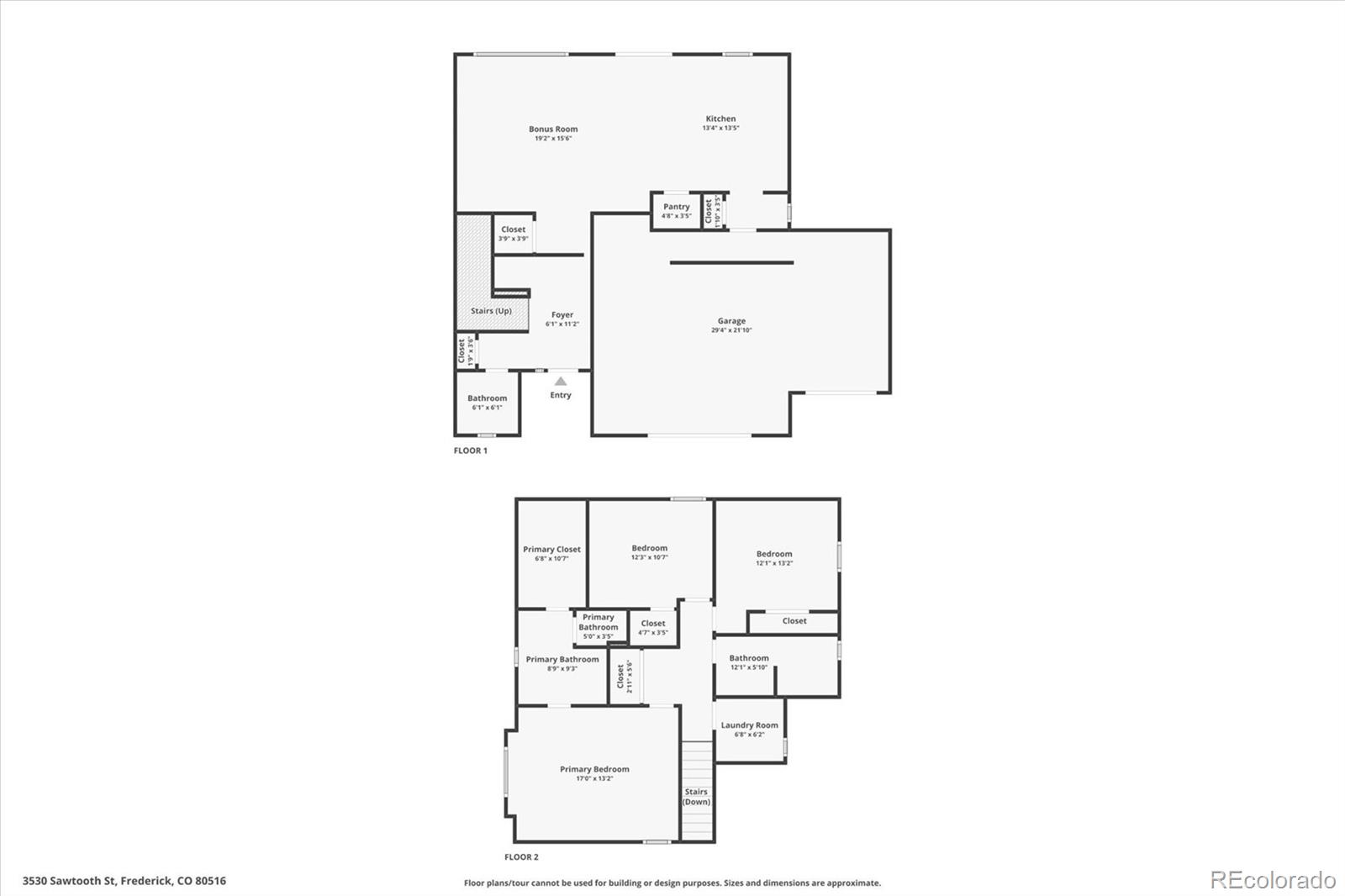 3530 Sawtooth Street Frederick, CO 80516 - Photo 36 of 36 a picture of a floor plan