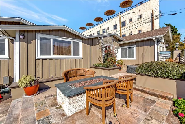 a view of a door and a window