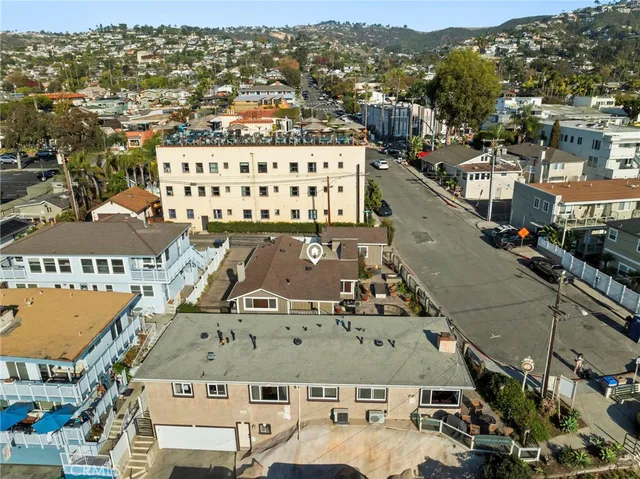 a front view of a building