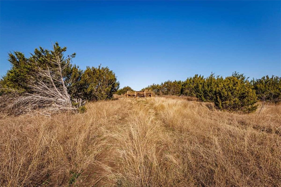 2998 Straws Mill Road Gatesville, TX 76528 - Photo 28 of 77 a view of a dry yard with wooden fence and trees