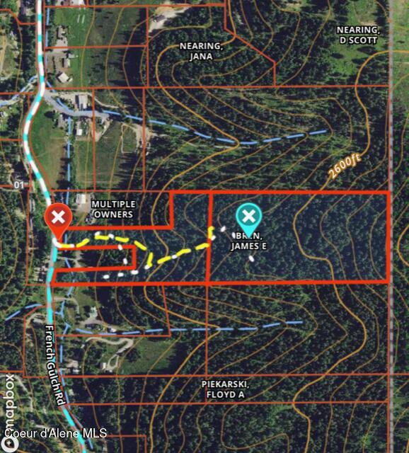 30.91-acs French Gulch Road Pinehurst, ID 83850 - Photo 22 of 22 Boundary lines
