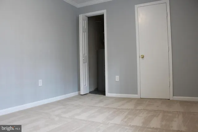 a view of an empty room